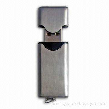Promotional USB Flash Drive, Supports Microsoft's Windows 2000, XP, Vista and Apple's Mac 9.x